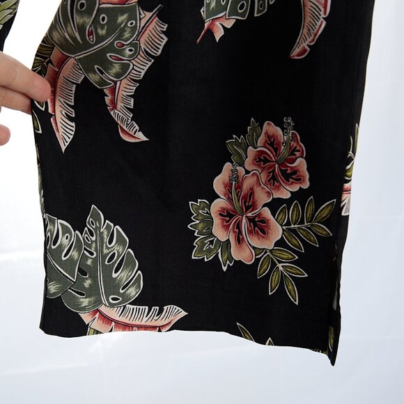 Vintage Tommy Bahama Silk Blend Stretch Wide Leg Loose Pants Women's Size 12 - Picture 2 of 7